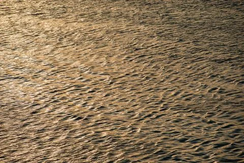 Blue background of the water surface Stock Photos