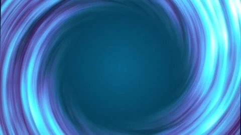 On a blue background, a whirlwind of light blue and purple stripes, in the Stock Footage 255890448