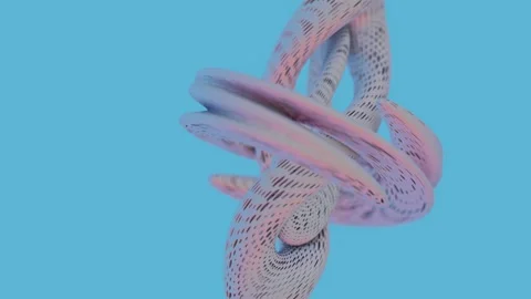 A blue background with a white and pink pattern Stock Footage 309925257