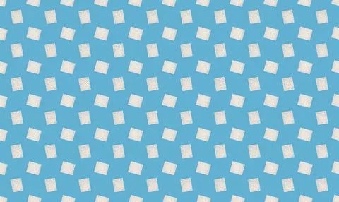 Blue background with white and pink geometric pattern Stock Illustration