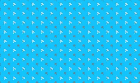 Blue background with white arrow pattern for design or decor Stock Illustration