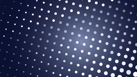 Blue background with white dotted pattern Stock Illustration