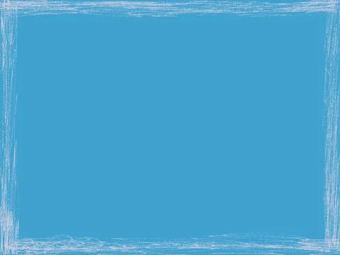 Blue background with white frame, picture with frame Stock Illustration
