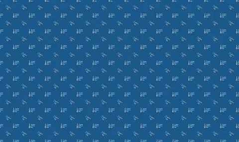 Blue background with white geometric pattern Stock Illustration