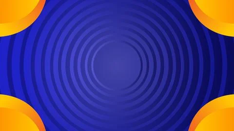 A blue background with yellow circles on it Stockillustratie