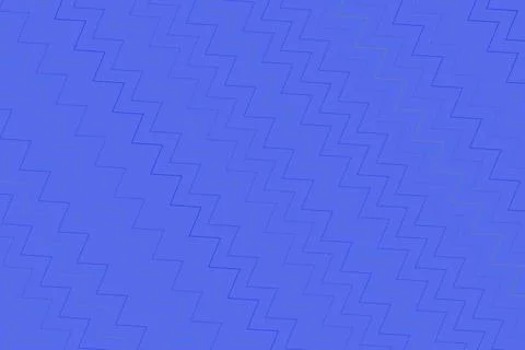 Blue background with zigzag line pattern Stock Illustration
