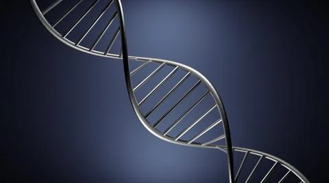 Blue background.Design.A bright iron spring that is made like atoms in animation 스톡 일러스트