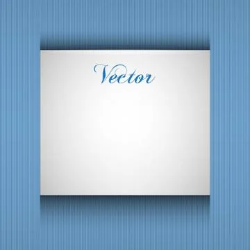 Blue backgrounds with a white plate.Vector Stock Illustration