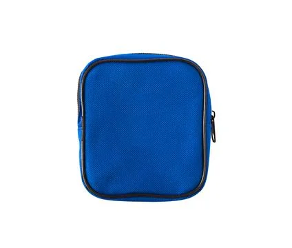 Blue bag or case Fotos Stock