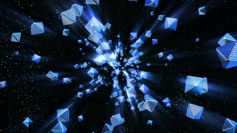 Blue bakground for a logo Stock Footage 82397919