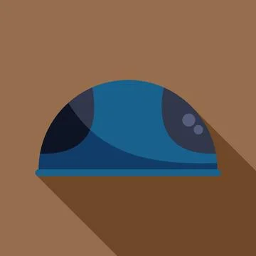 Blue balance ball for working out and staying fit Stock Illustration