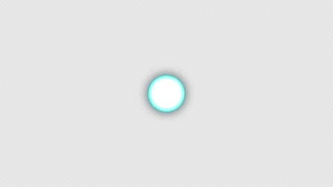 A blue ball of energy that gradually grows larger Stock Footage 340270191