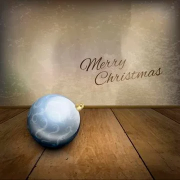 Blue ball Illustrazione stock