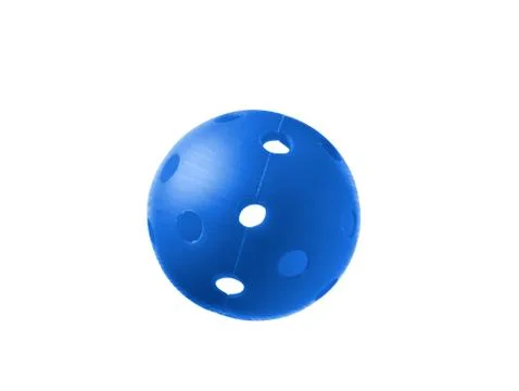Blue Ball isolated on a white background Stock Photos