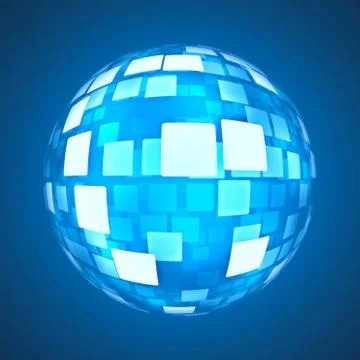 Blue ball Stock Photos