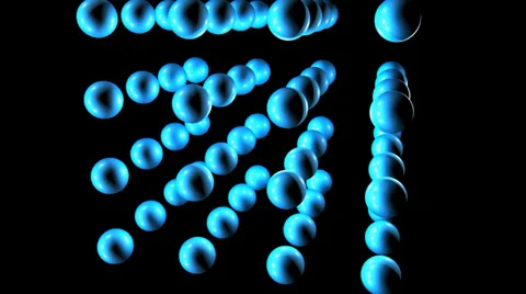 Blue balls Stock Footage 32209295