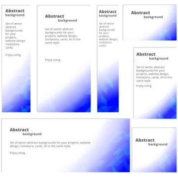 Blue banners Stock Illustration