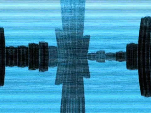 Blue Bars 스톡 동영상 1002544