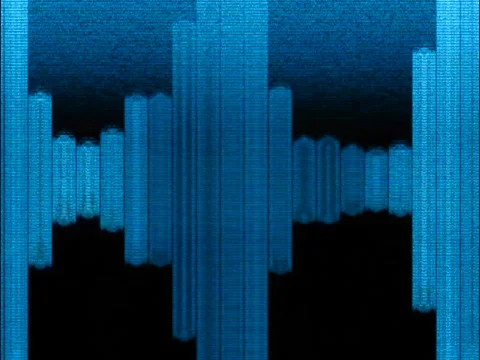 Blue Bars 스톡 동영상 1002550