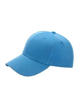 Blue baseball cap side view Stock Photos