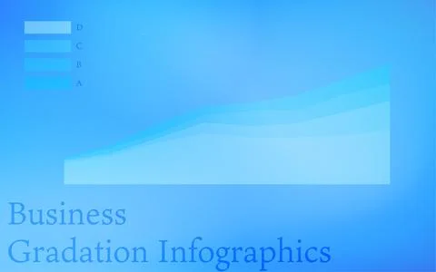 Blue-based infographics, graphs, charts and tables Stock Illustration