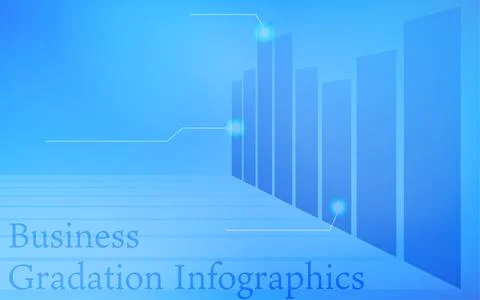 Blue-based infographics, graphs, charts and tables Stock Illustration