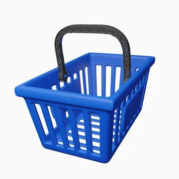 Blue basket Stock Illustration