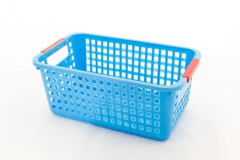 Blue basket Stock Photos