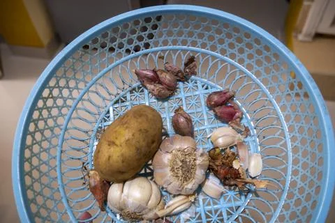Blue Basket Stock Photos