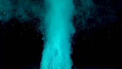 Blue Bath Bomb Stock Footage 143898777