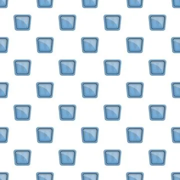 Blue bathroom scale icon seamless pattern background Illustrazione stock