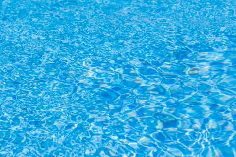 Blue beach pool Foto stock