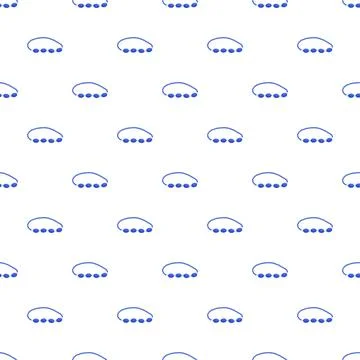 Blue beaded accessory pattern creating a seamless background Stock Illustration