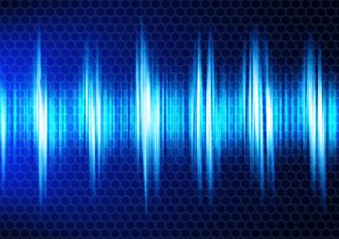 Blue Beat Stock Illustration