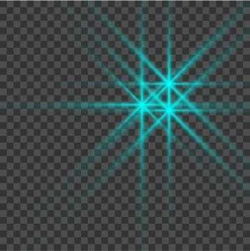 Blue beautiful light explodes with a transparent explosion. Vector, bright il Stock Illustration