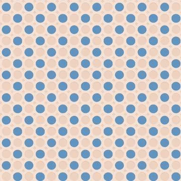Blue beige seamless pattern, arabesque arabic perforated embossed decorative  Stock Illustration