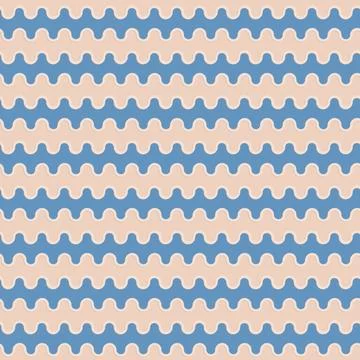 Blue beige seamless pattern, arabesque arabic perforated embossed decorativ.. Stock Illustration