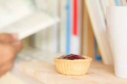 Blue berry pie Stock Photos
