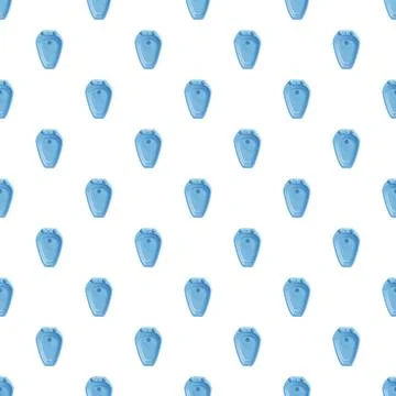 Blue bidet pattern creating bathroom hygiene background Stock-Illustration