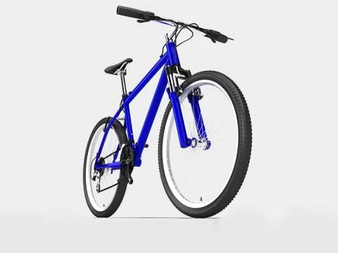 Blue bike Stock Photos