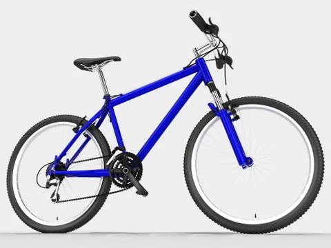 Blue bike Foto stock