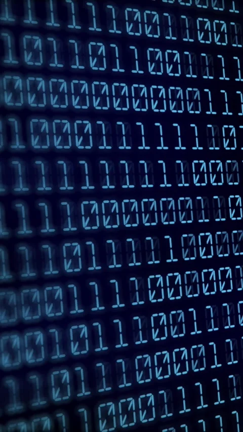 Blue Binary code Background. Digital and Secure Data Concept. Abstract Stock Footage 327113690