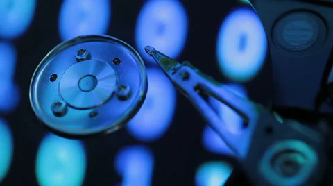 Blue binary code Video stock 37097400