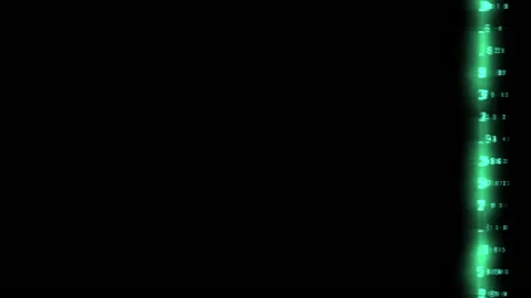 Blue Binary Computer Code Background Stock Footage 133103716