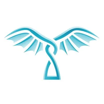 Blue Bird Icon Stock Illustration