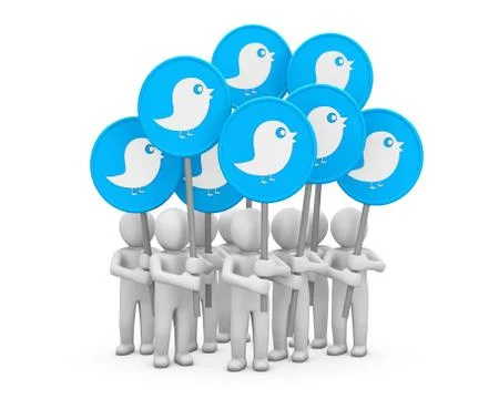 Blue bird Stock Illustration