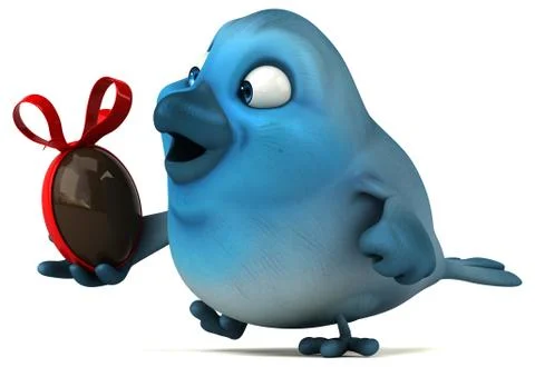 Blue bird Stock Illustration