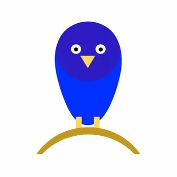 Blue bird vector Stock Illustration