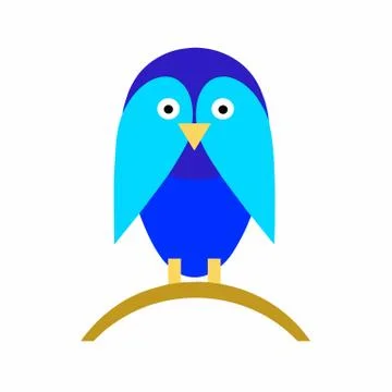 Blue bird vector Stock Illustration