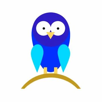 Blue bird vector Stock Illustration